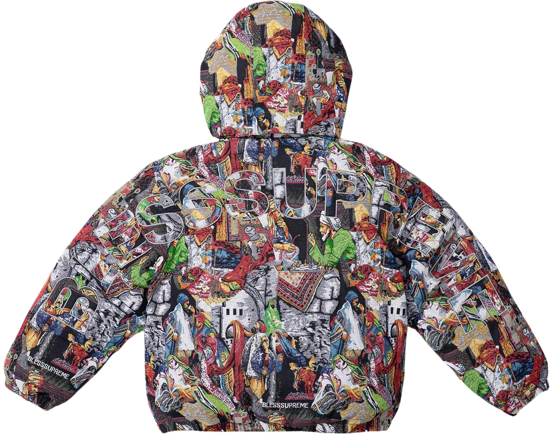Supreme®/BLESS Tapestry Down Puffer Jacket view 4